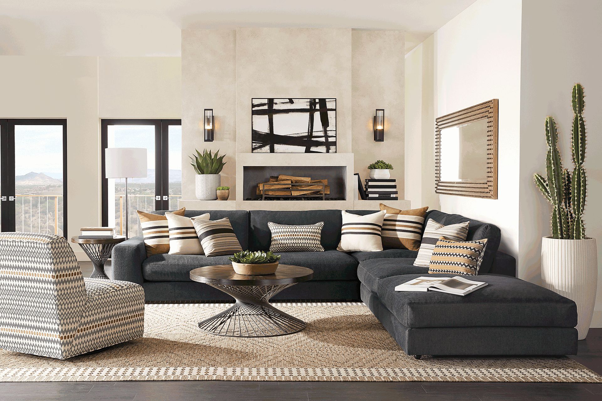 Nichols Park Onyx 4 Pc Sectional - Image 2