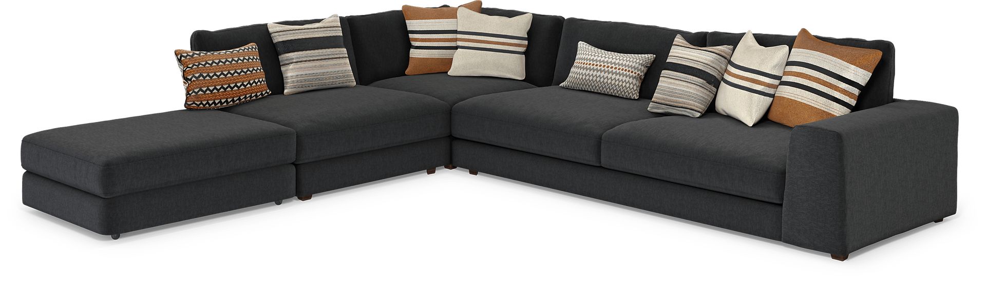 Nichols Park Onyx 4 Pc Sectional - Image 1