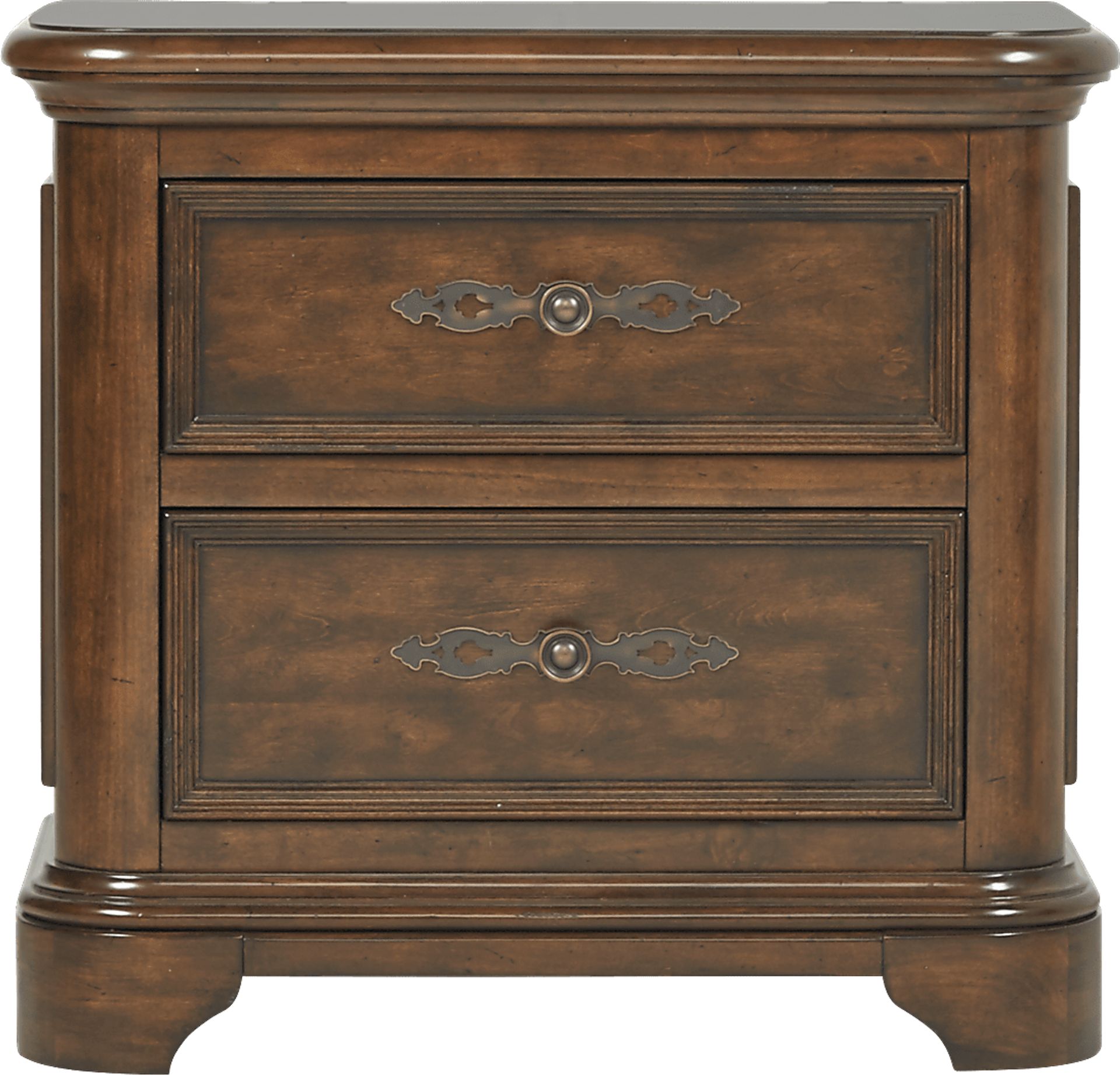 Cindy Crawford Home Notting Hill Cherry Nightstand - Image 1