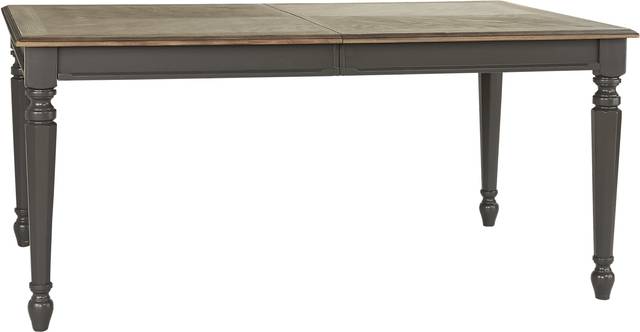 Cindy Crawford Home Ocean Grove Gray Dining Table - Thumbnail - Image 1