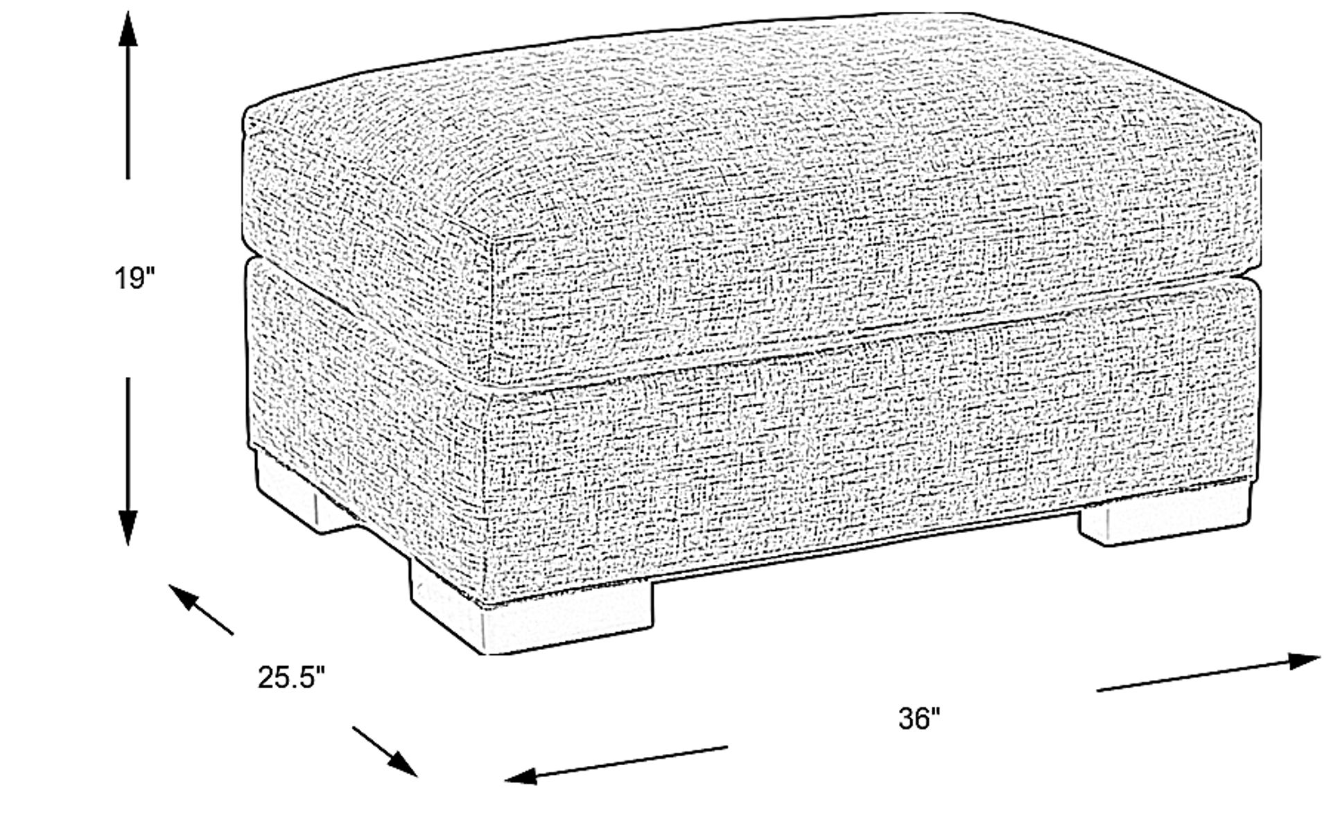 Dimension Image. Please refer to the Dimension Tab on this page for dimension details.