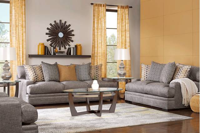 Palm Springs Silver 2 Pc Living Room - Thumbnail - Image 1