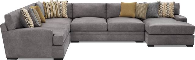 Palm Springs Silver 3 Pc Sectional - Thumbnail - Image 3