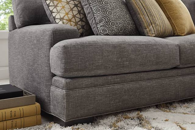 Palm Springs Silver 3 Pc Sectional - Thumbnail - Image 4