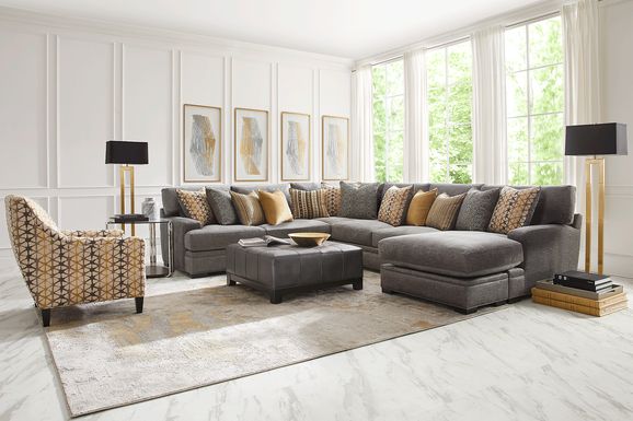 Palm Springs 3 Pc Right Arm Sofa Chaise Sectional