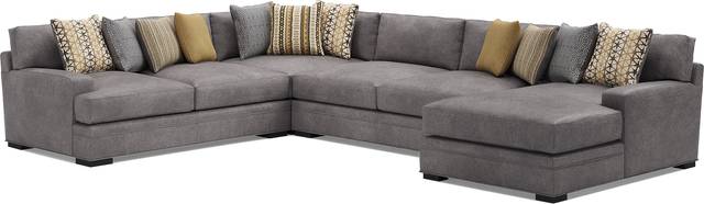 Palm Springs Silver 3 Pc Sectional - Thumbnail - Image 1