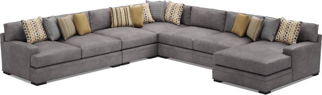 Palm Springs Silver 4 Pc Sectional - Thumbnail - Image 1