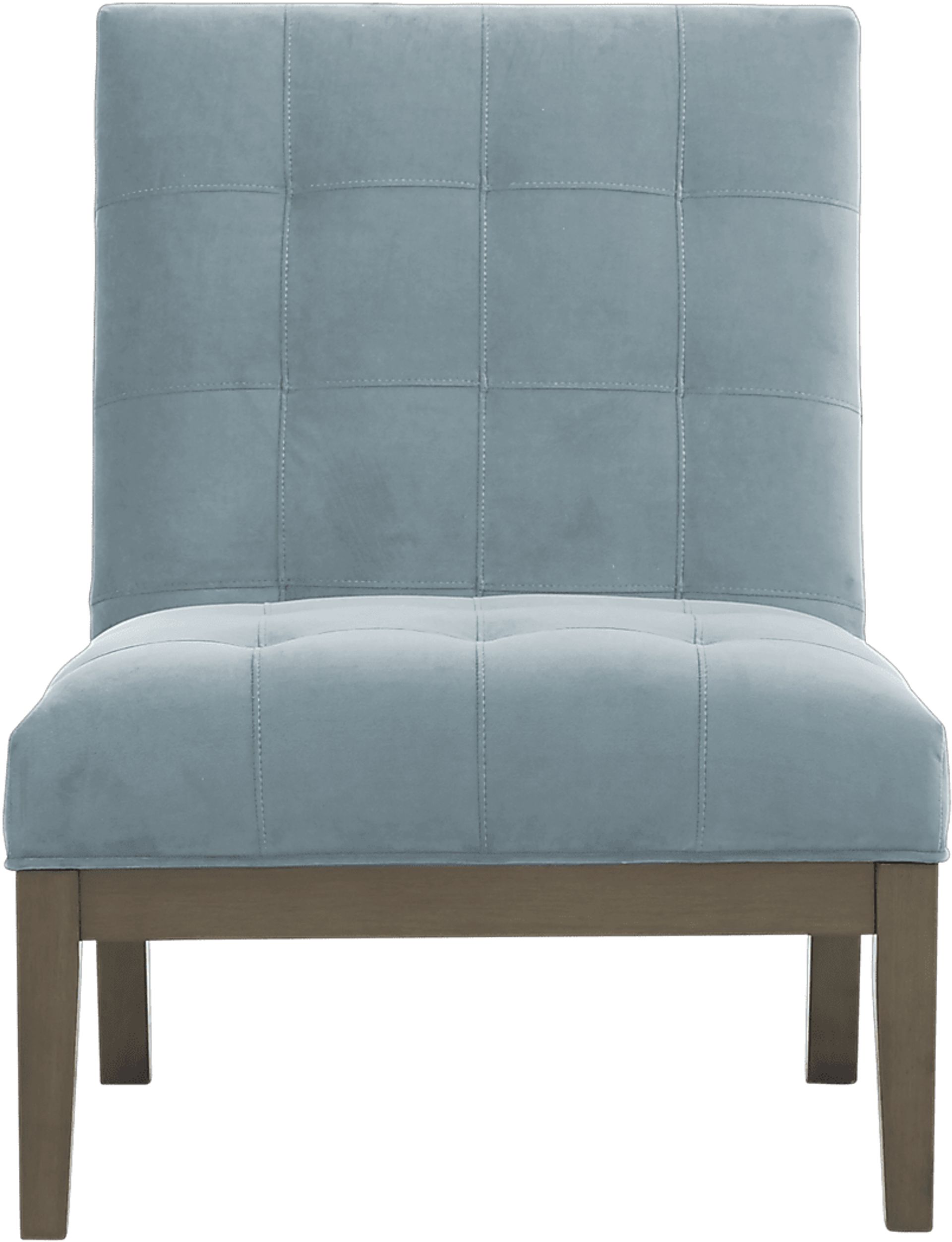 Cindy Crawford Home Park Boulevard Ocean Plush Accent Chair - Image 1
