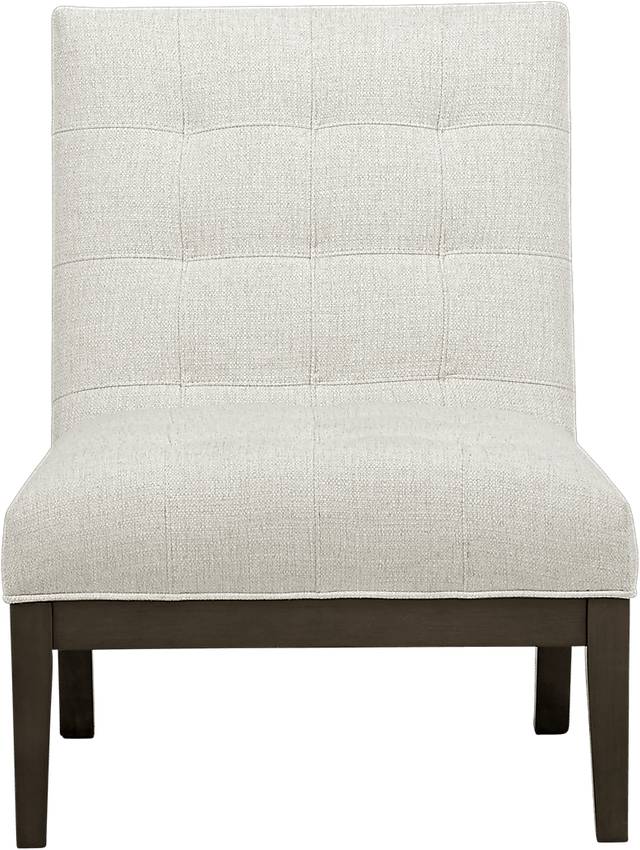 Cindy Crawford Home Park Boulevard Off-White Textured Accent Chair - Thumbnail - Image 2