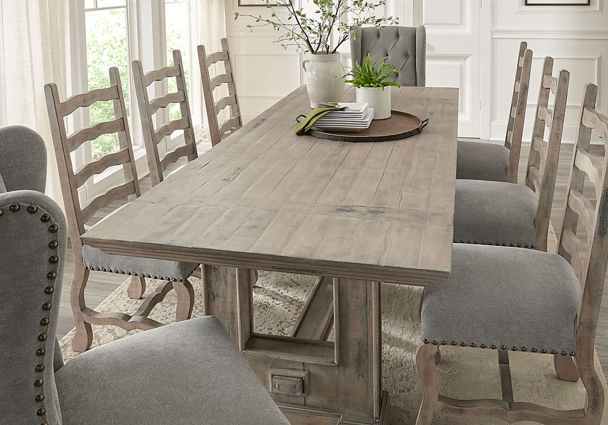 Cindy Crawford Home Pine Manor Brown 102 in. Dining Table Rooms To Go