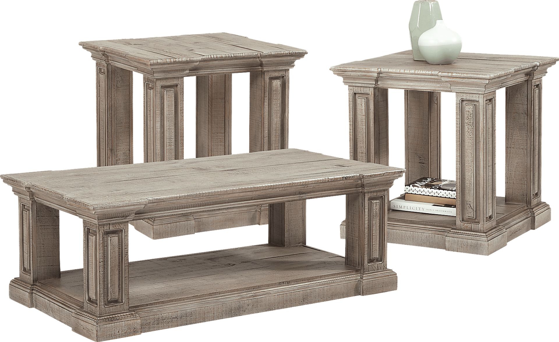 Cindy Crawford Home Lincoln Square Gray 7 Pc Living Room - Image 3