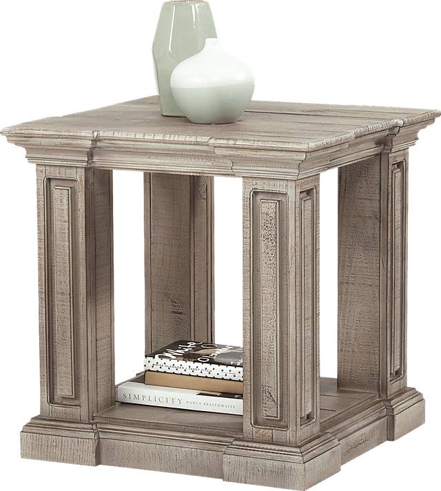 Cindy Crawford Home Pine Manor Brown End Table - Thumbnail - Image 2