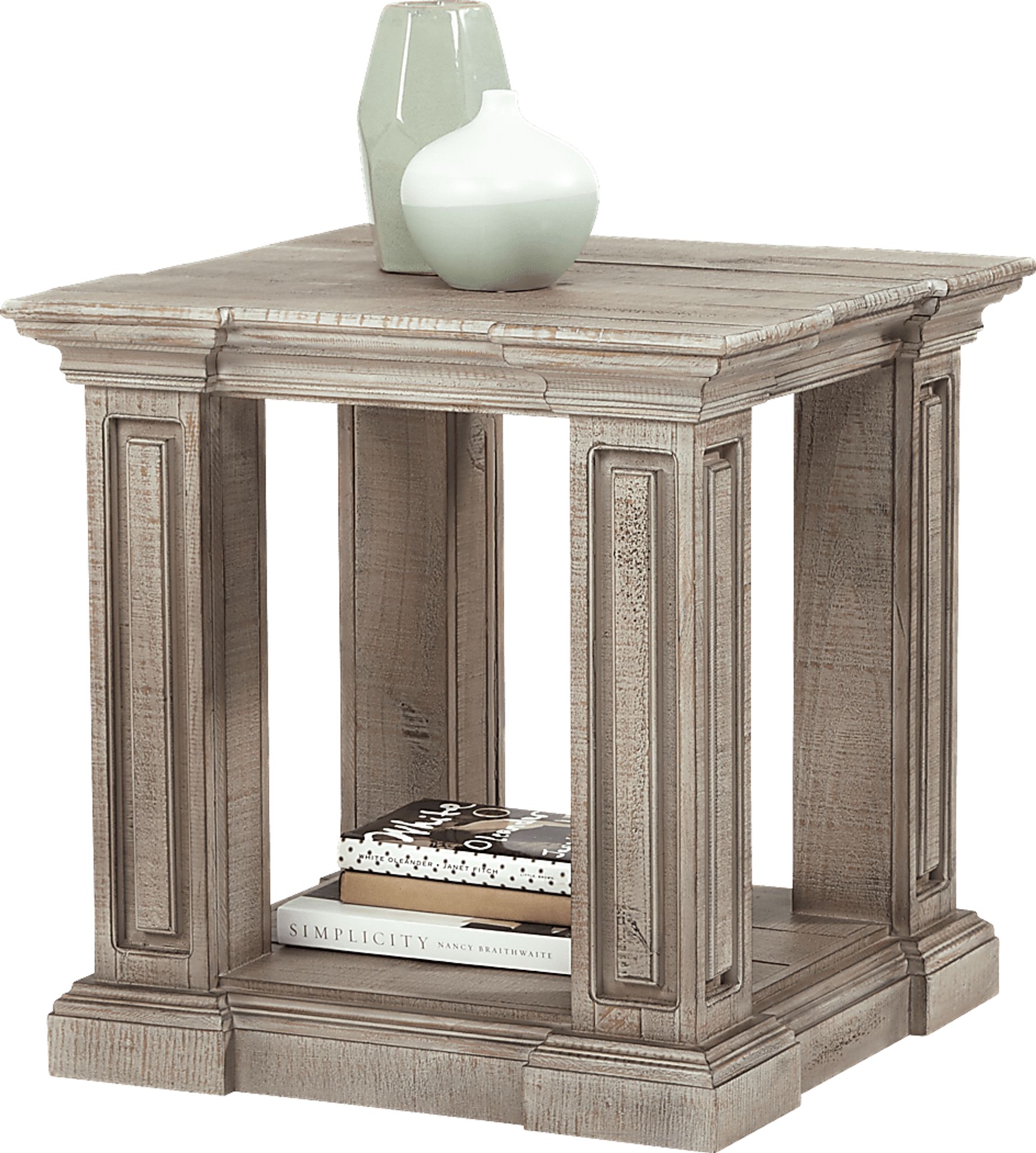 Cindy Crawford Home Pine Manor Brown End Table - Image 2
