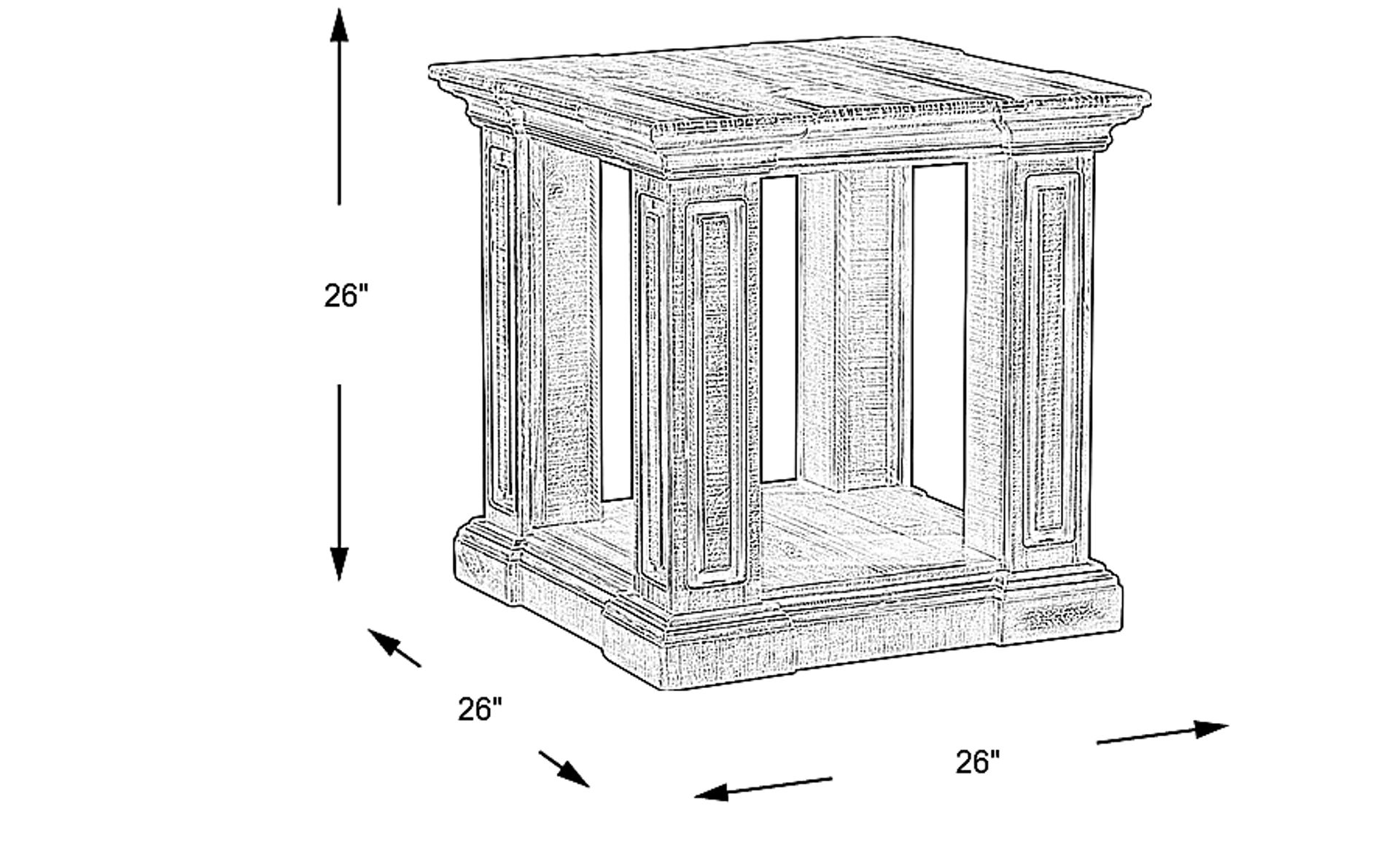 Dimension Image. Please refer to the Dimension Tab on this page for dimension details.