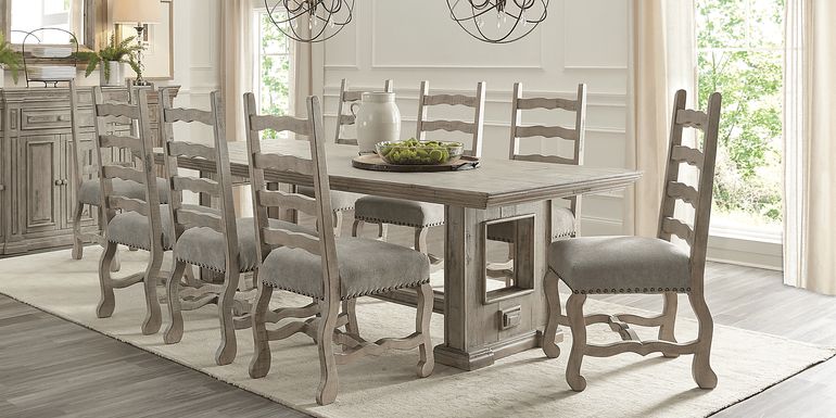 Cindy Crawford Home Pine Manor Gray 5 Pc 102 in. Dining Room