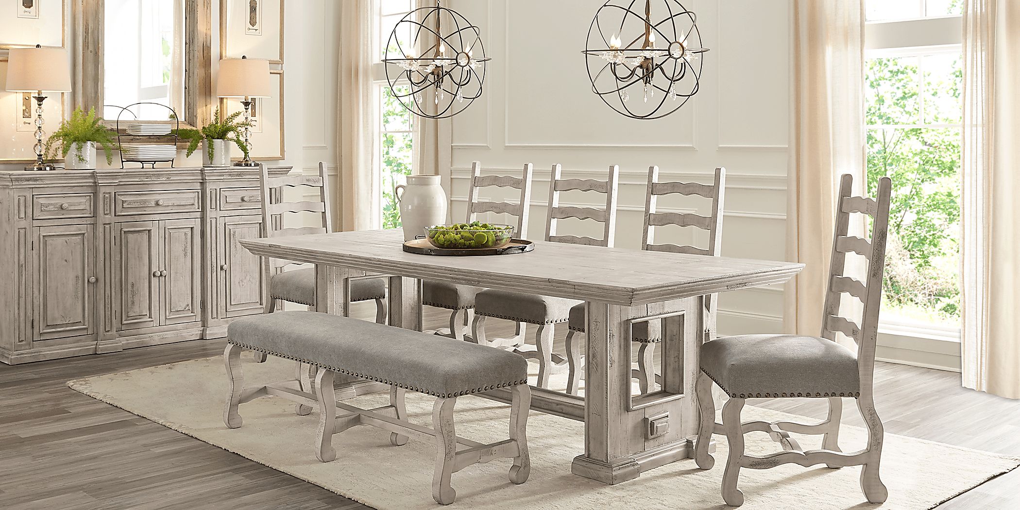 Cindy Crawford White Dining Room Table