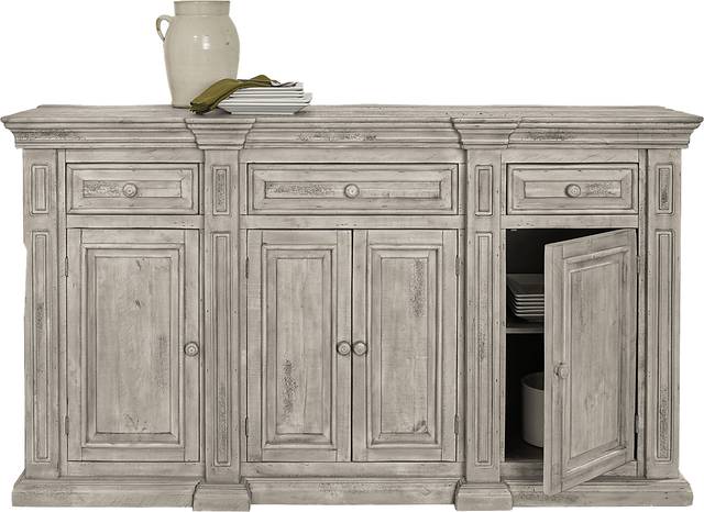 Cindy Crawford Home Pine Manor Gray 8 Pc 102 in. Dining Room - Thumbnail - Image 4