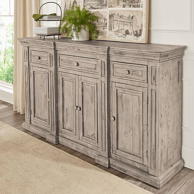 Cindy Crawford Home Pine Manor Gray 8 Pc 102 in. Dining Room - Thumbnail - Image 5