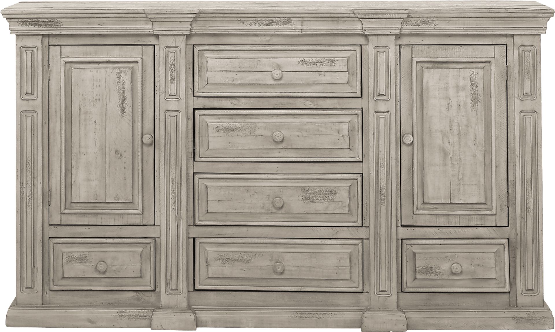Cindy Crawford Home Pine Manor Gray 8 Pc King Panel Bedroom - Image 4