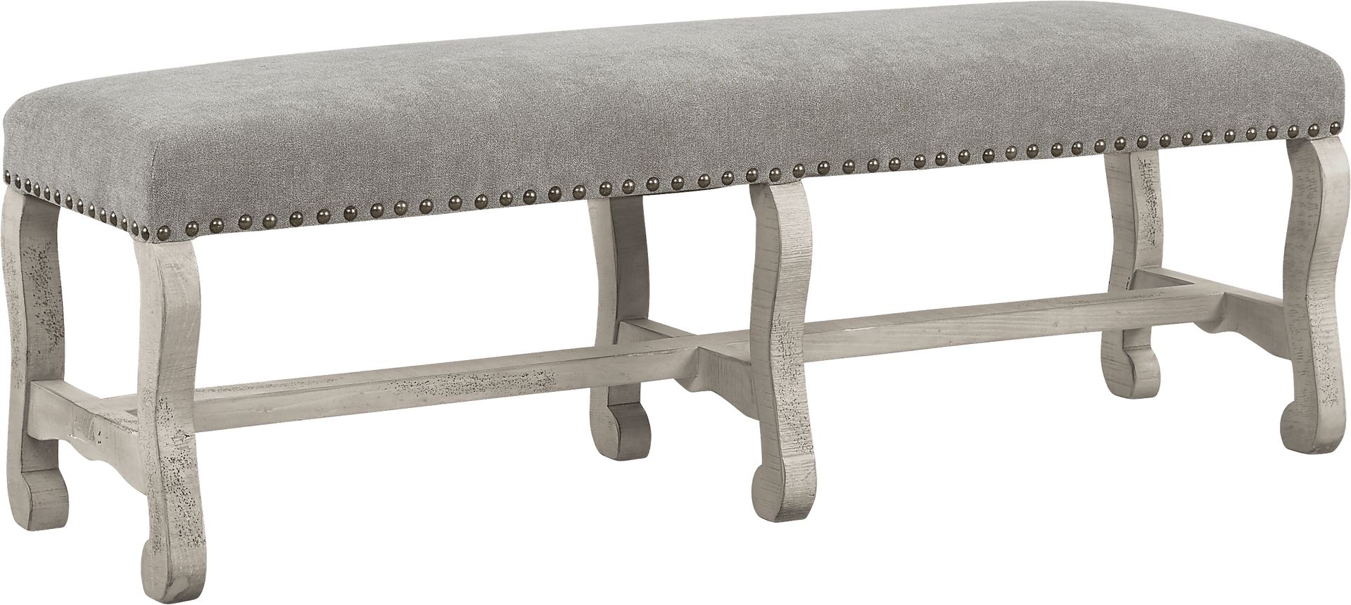 Pine Manor Gray 6 Pc 85 in. Dining Room - Image 5