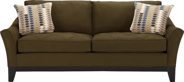 Cindy Crawford Home Rosemere Espresso Sofa - Thumbnail - Image 1