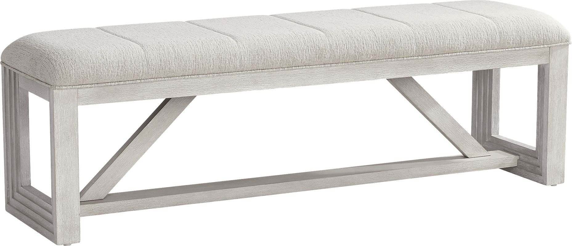 Royal Park Ivory Upholstered Bench