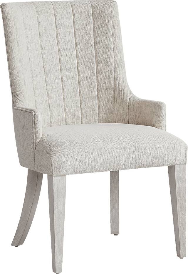 Royal Park Ivory Upholstered Arm Chair - Thumbnail - Image 1
