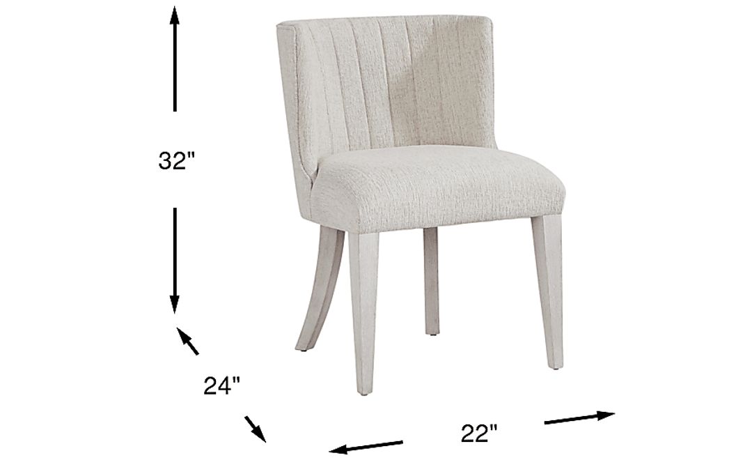 Royal Park Ivory Upholstered Side Chair