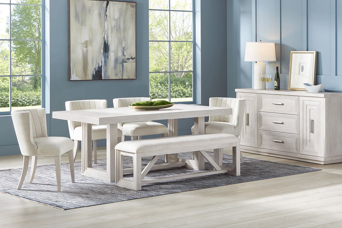 Cindy Crawford Royal Park Dining Room Set With Dining Table, Bench 