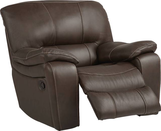 Cindy Crawford Home San Gabriel Brown Leather 8 Pc Reclining Living Room - Thumbnail - Image 10