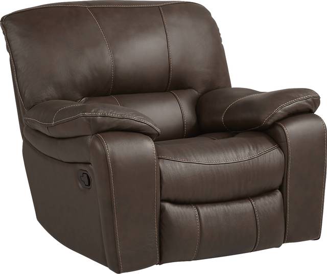 Cindy Crawford Home San Gabriel Brown Leather 8 Pc Reclining Living Room - Thumbnail - Image 9