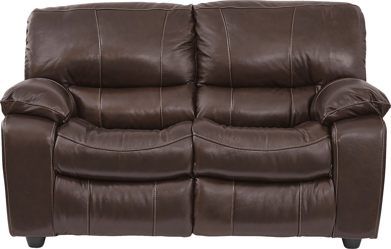 Cindy crawford store leather loveseat