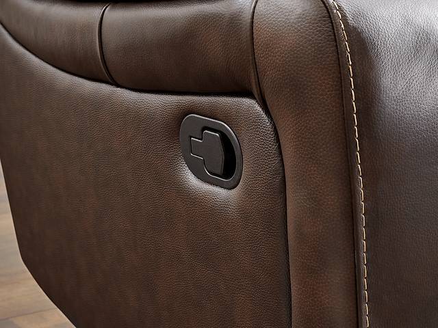 San Gabriel Brown Reclining Glider Console Loveseat - Thumbnail - Image 3