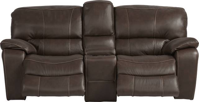 Cindy Crawford Home San Gabriel Brown Leather 5 Pc Reclining Living Room - Thumbnail - Image 8