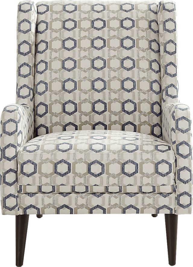 San Salerno Blue Accent Chair - Thumbnail - Image 2