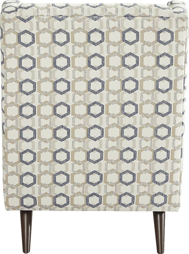 San Salerno Blue Accent Chair - Thumbnail - Image 3