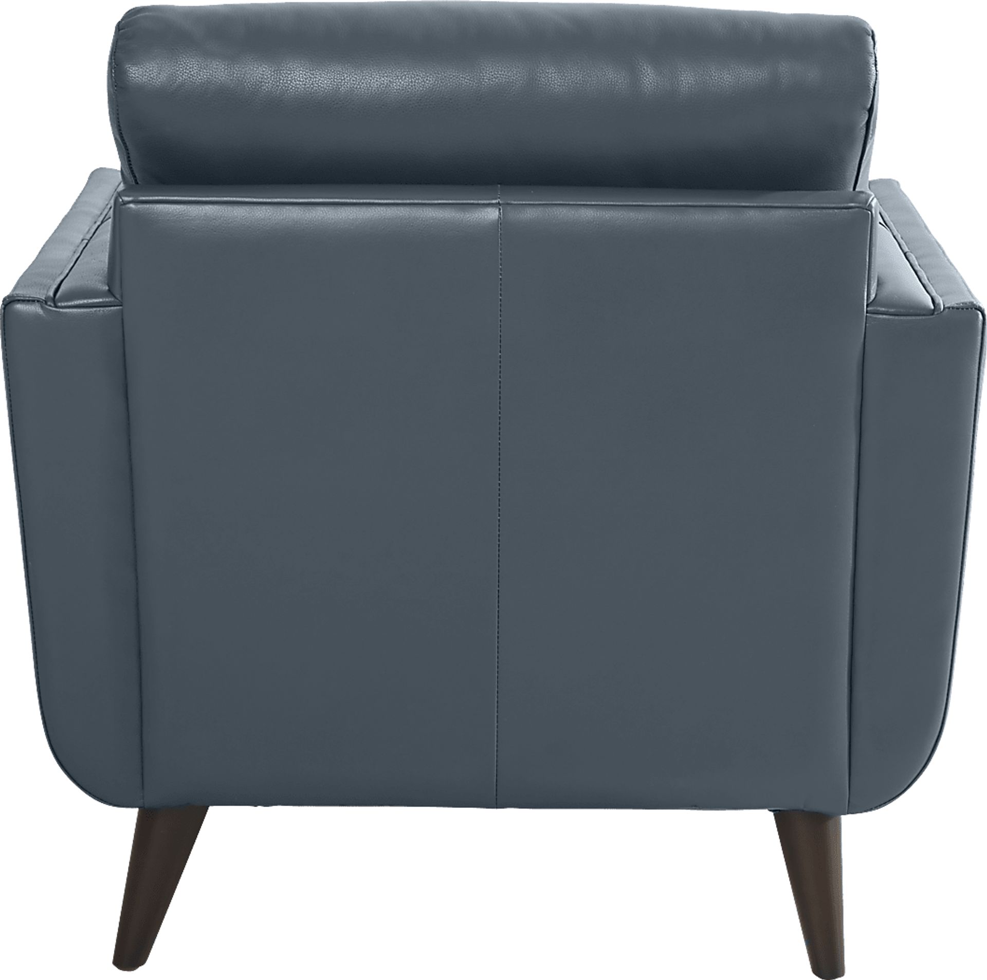 San Salerno Blue Leather Chair - Image 4