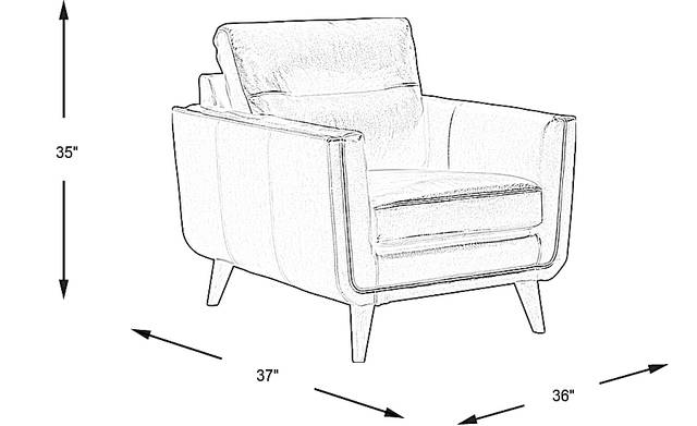 Dimension Image. Please refer to the Dimension Tab on this page for dimension details.