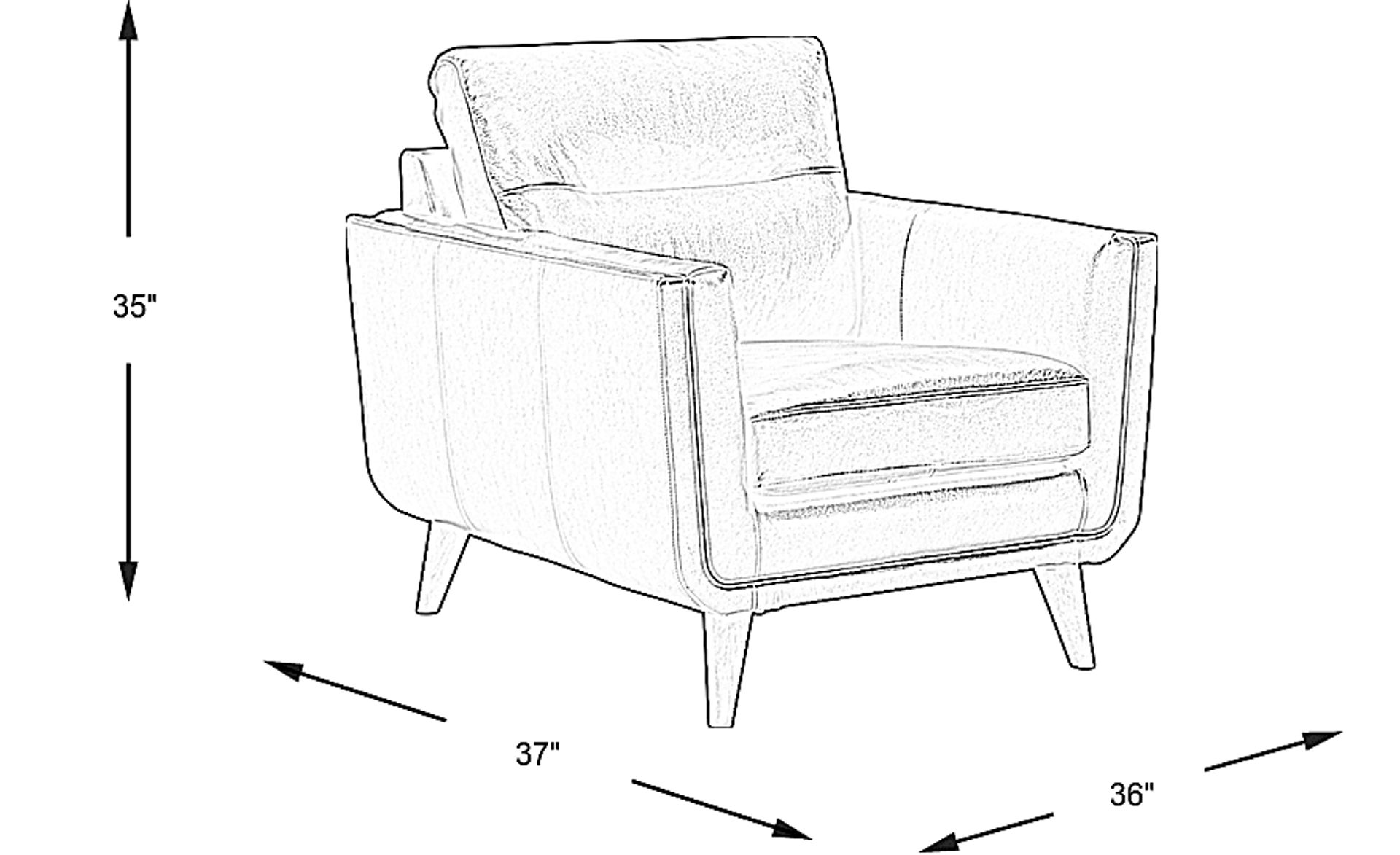 Dimension Image. Please refer to the Dimension Tab on this page for dimension details.