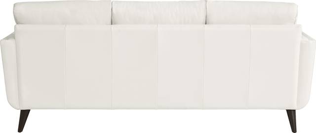 San Salerno White Leather Sofa - Thumbnail - Image 2