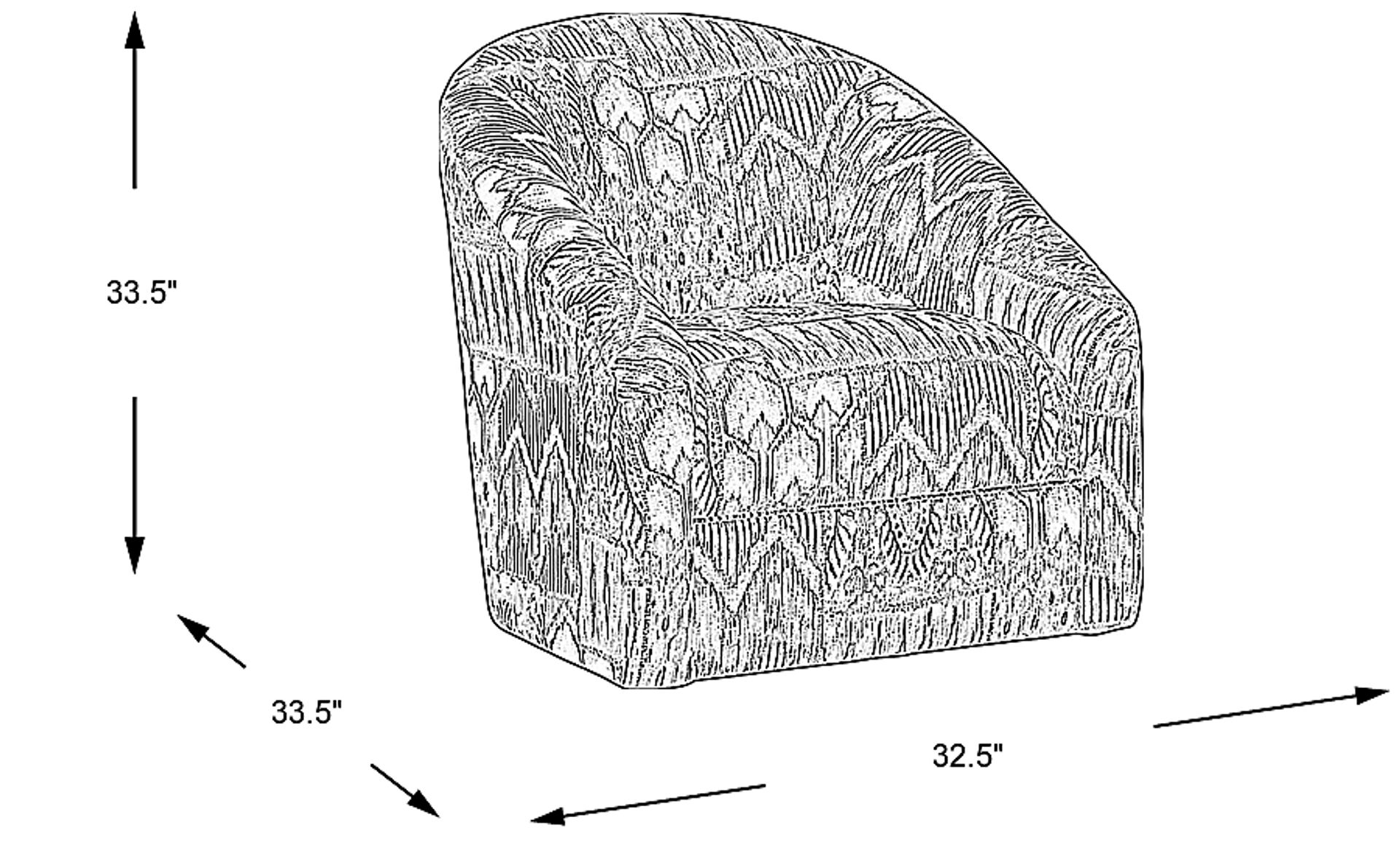 Dimension Image. Please refer to the Dimension Tab on this page for dimension details.