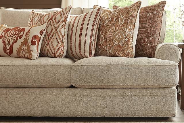 Cindy Crawford Home Scottsdale Square Beige 7 Pc Sectional Living Room - Thumbnail - Image 3