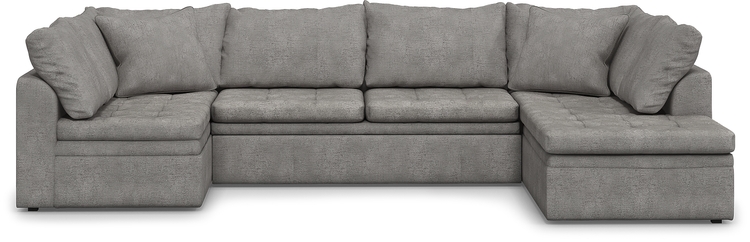 3 pc right arm chaise sleeper sectional