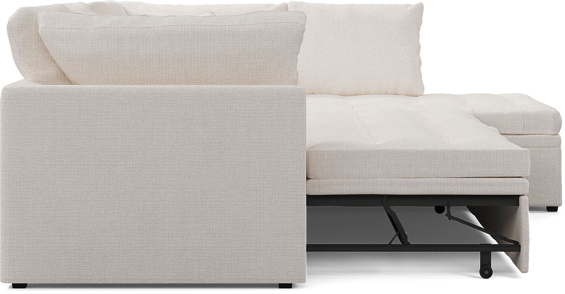 Sheridan Square Off-White 2 Pc Sleeper Sectional - Image 8