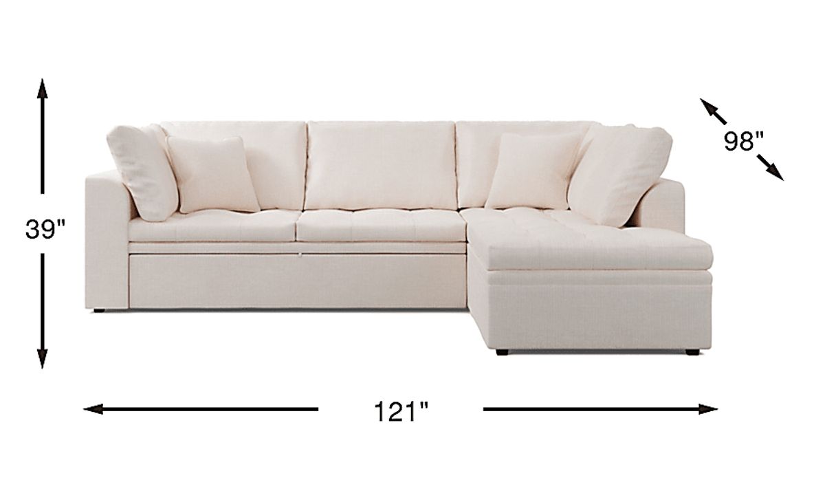 Sleeper Sectional Target Couch Bed Polibi Convertible L-Shaped