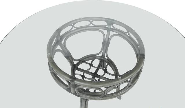 Cindy Crawford Home Shorecrest Gray 48 in. 5 Pc Round Dining Set - Thumbnail - Image 3