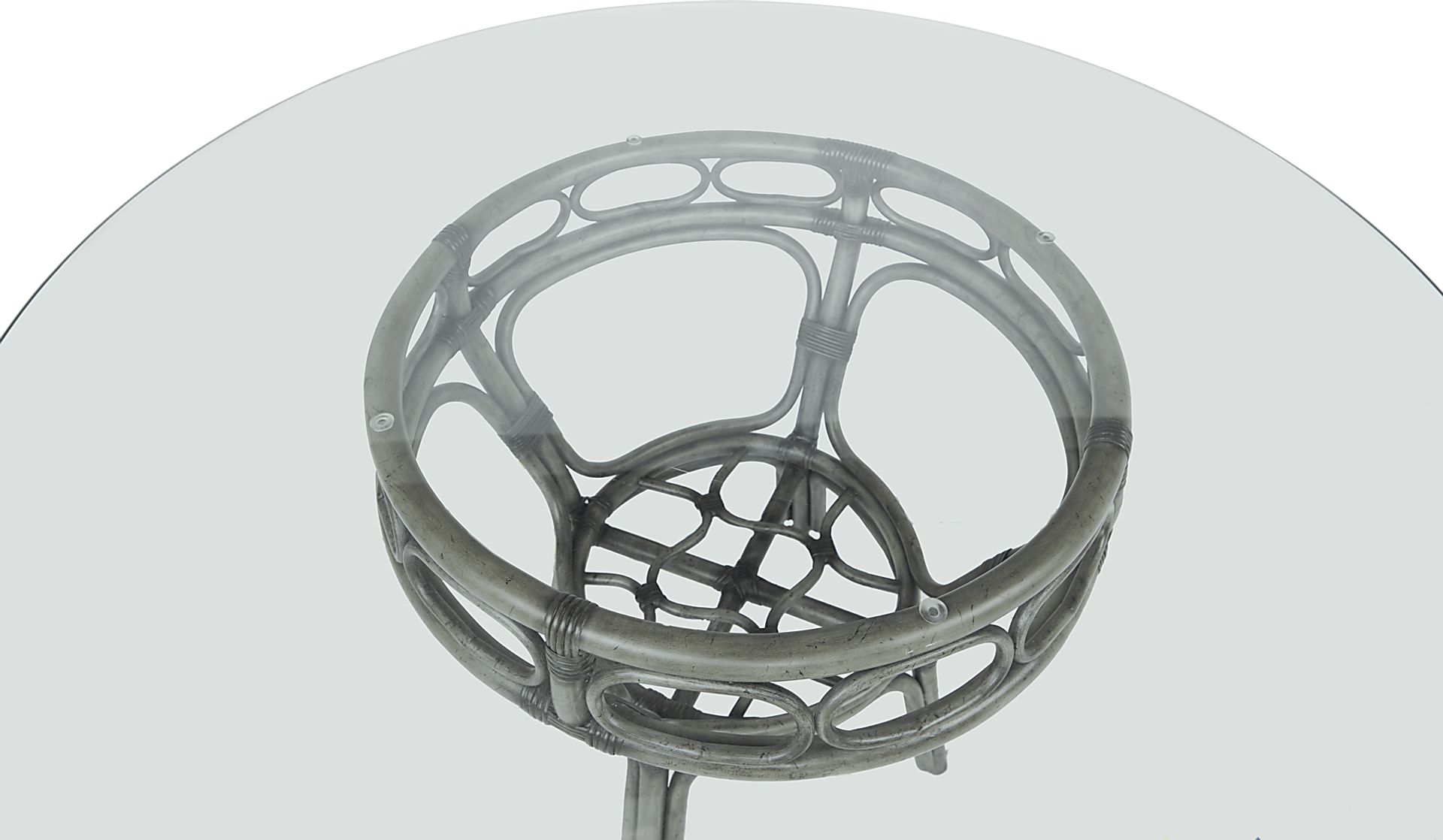 Cindy Crawford Home Shorecrest Gray 48 in. 5 Pc Round Dining Set - Image 3