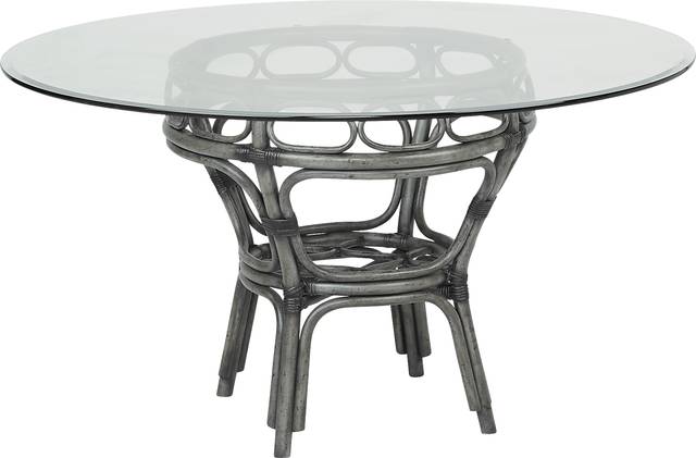 Cindy Crawford Home Shorecrest Gray 48 in. 5 Pc Round Dining Set - Thumbnail - Image 2