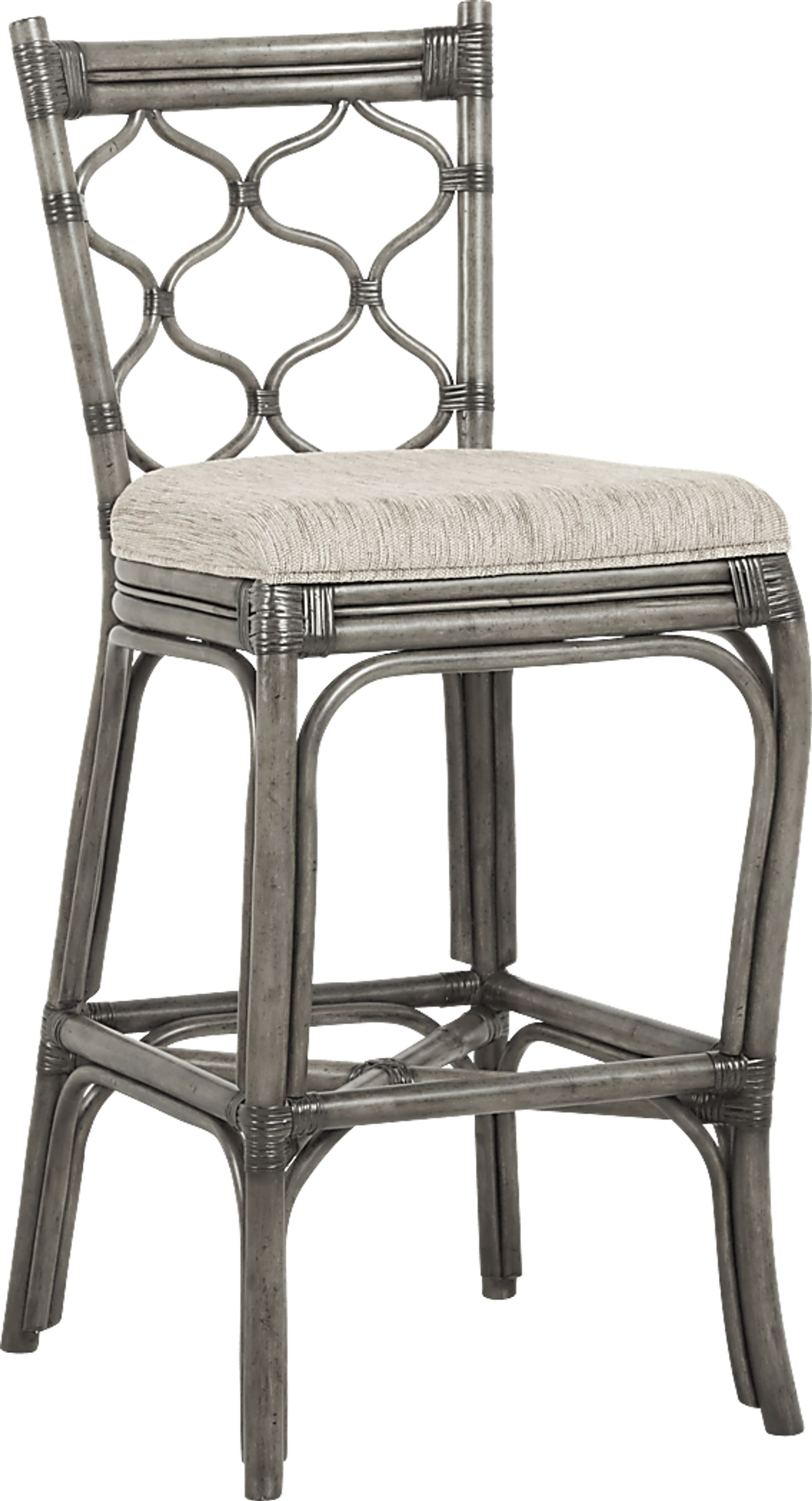Cindy Crawford Home Shorecrest Gray Barstool - Image 1