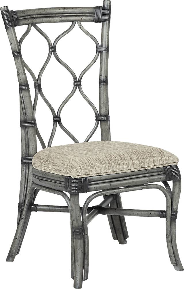 Cindy Crawford Home Shorecrest Gray 48 in. 5 Pc Round Dining Set - Thumbnail - Image 4